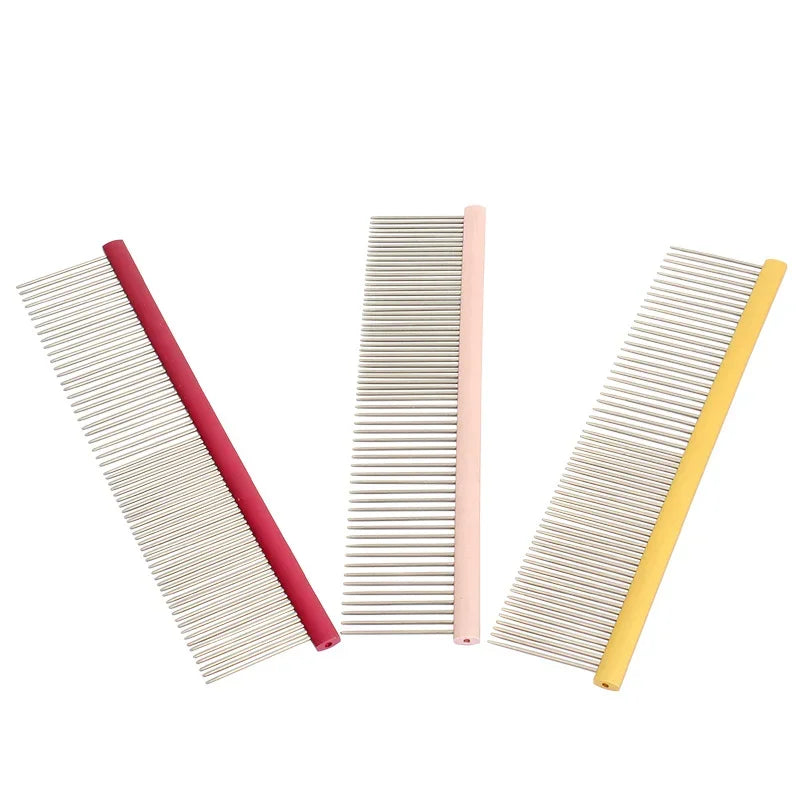 Light Aluminum Cat and Dog Comb Stainless Steel