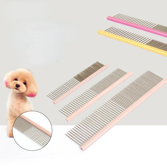 Light Aluminum Cat and Dog Comb Stainless Steel