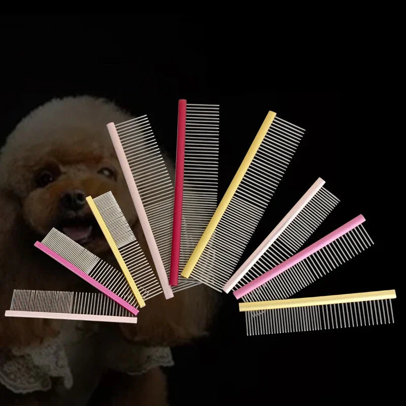 Light Aluminum Cat and Dog Comb Stainless Steel